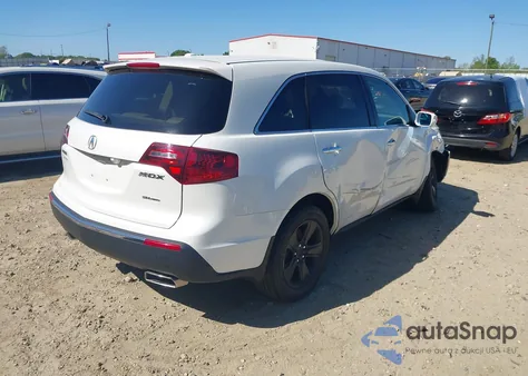 2012 Acura Mdx Technology Package из США, поврежденный, VIN 2HNYD2H39CH548431